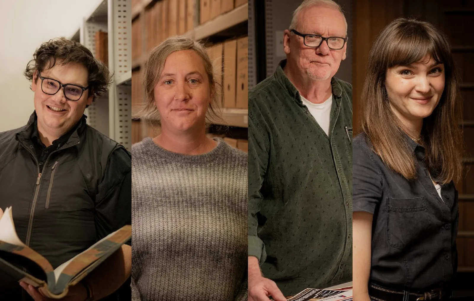 The four 2026 Libraries Tasmania Fellowship recipients