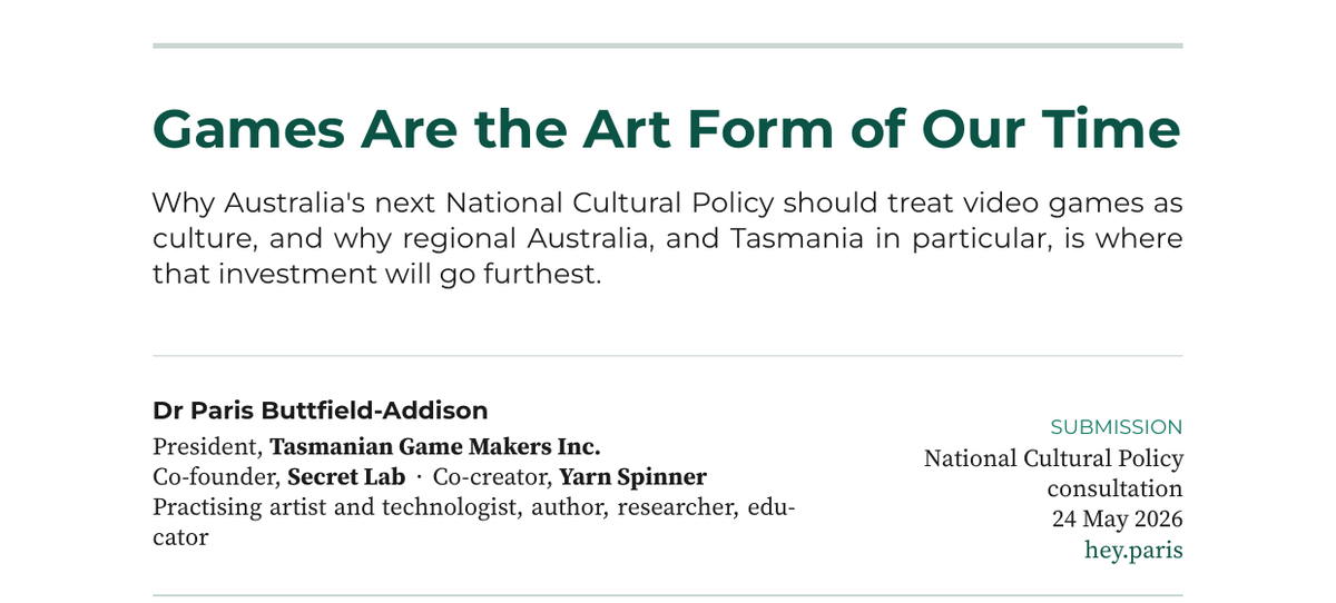Games Are the Art Form of Our Time